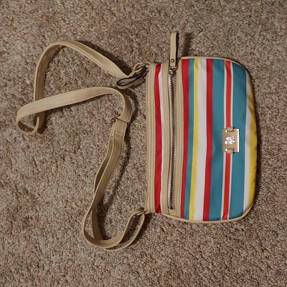 S and Co Colorful Striped Purse